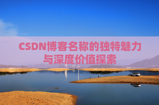 CSDN博客名称的独特魅力与深度价值探索